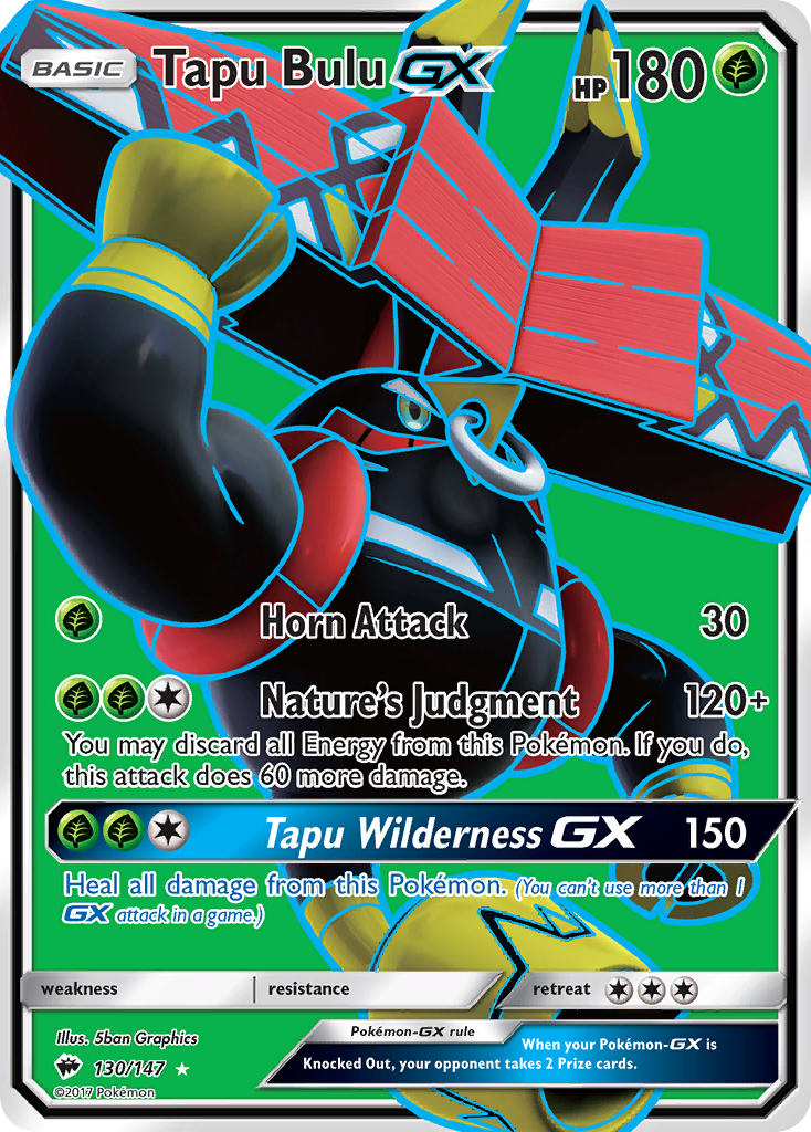 Tapu Bulu GX (130/147) [Sun & Moon: Burning Shadows] | Nerdhalla Games