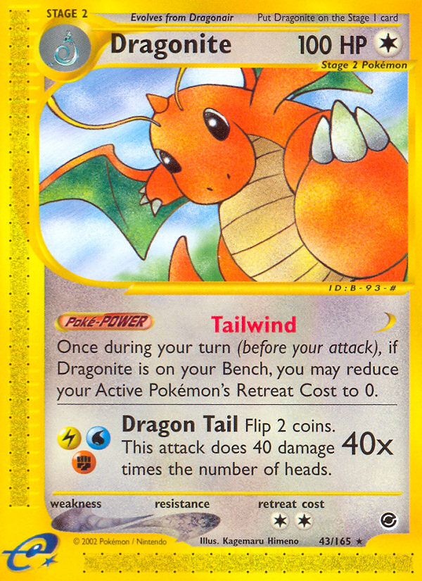 Dragonite (43/165) [Expedition: Base Set] | Nerdhalla Games