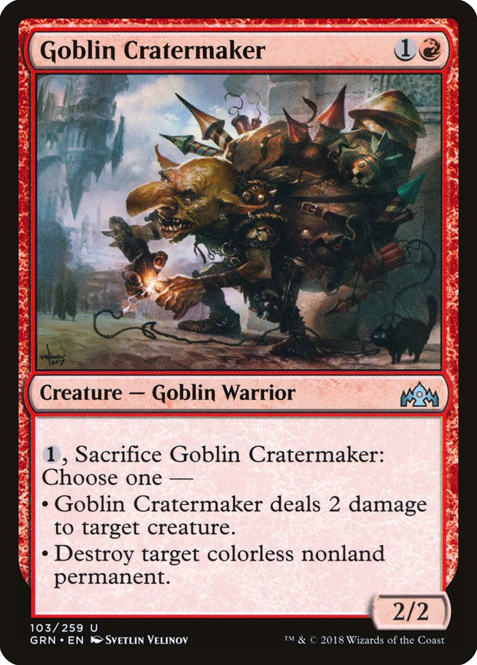 Goblin Cratermaker [Guilds of Ravnica] | Nerdhalla Games