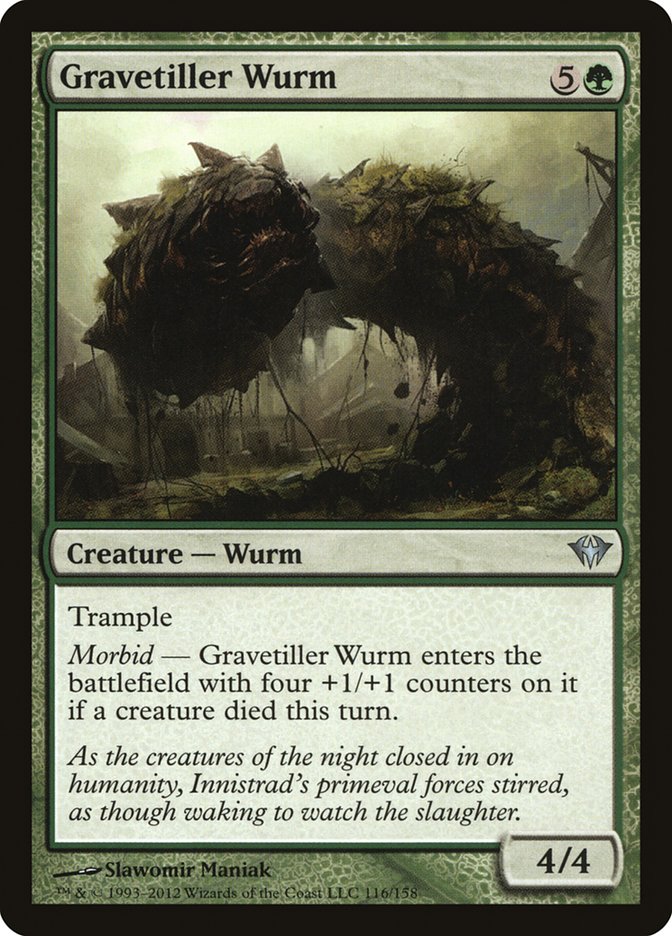 Gravetiller Wurm [Dark Ascension] | Nerdhalla Games