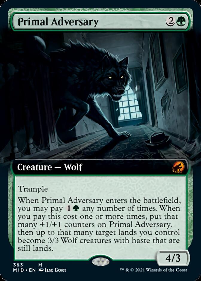 Primal Adversary (Extended) [Innistrad: Midnight Hunt] | Nerdhalla Games