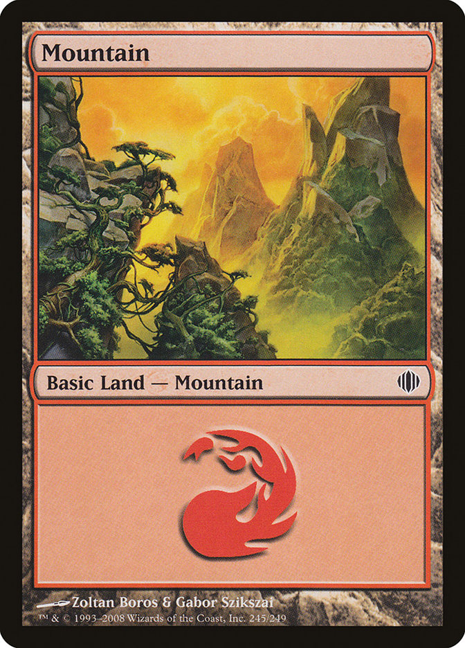 Mountain (245) [Shards of Alara] | Nerdhalla Games