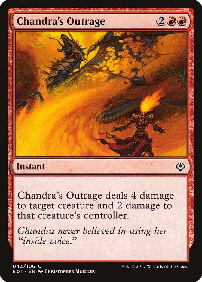 Chandra's Outrage [Archenemy: Nicol Bolas] | Nerdhalla Games