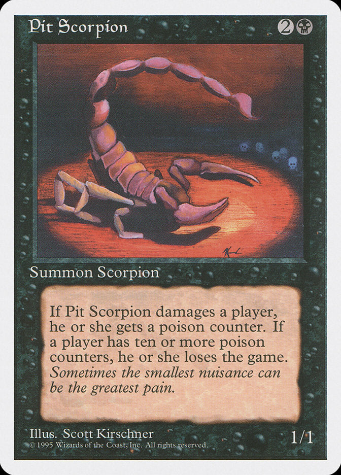 Pit Scorpion [Fourth Edition] | Nerdhalla Games