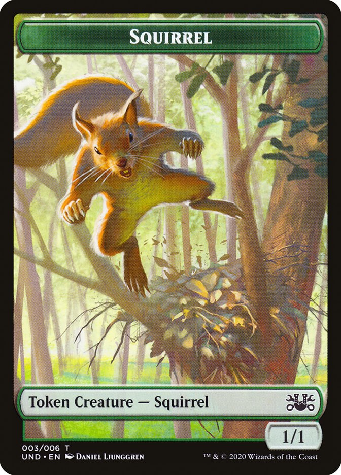 Beeble // Squirrel Double-sided Token [Unsanctioned Tokens] | Nerdhalla Games