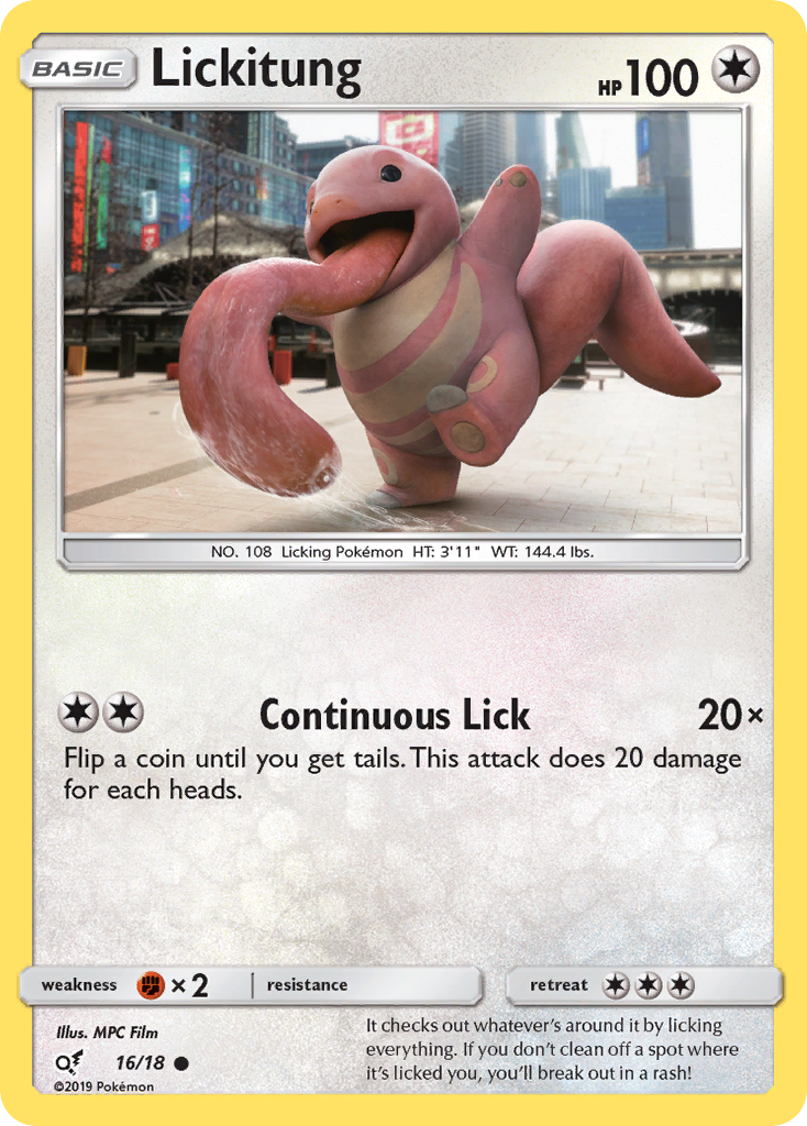 Lickitung (16/18) [Sun & Moon: Detective Pikachu] | Nerdhalla Games