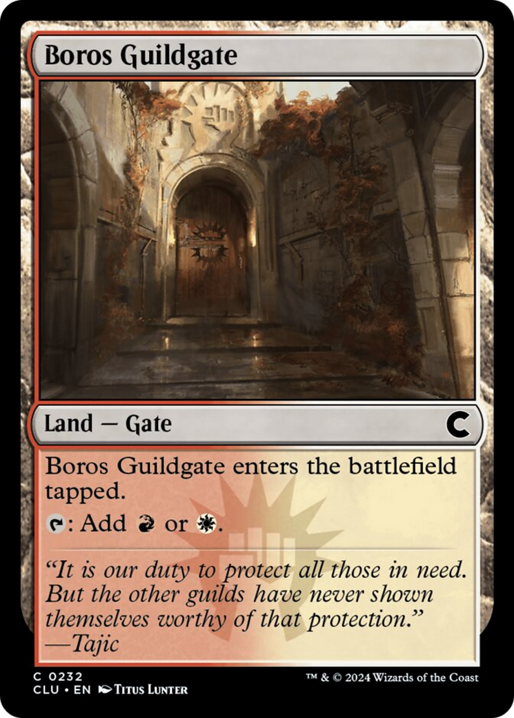 Boros Guildgate [Ravnica: Clue Edition] | Nerdhalla Games