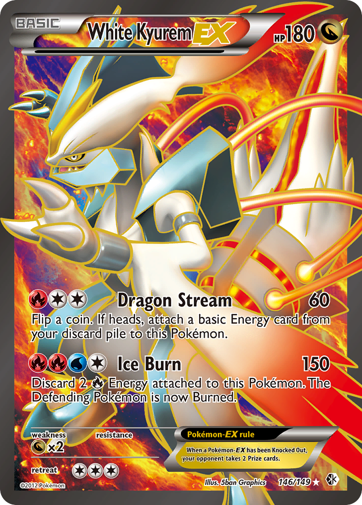 White Kyurem EX (146/149) [Black & White: Boundaries Crossed] | Nerdhalla Games