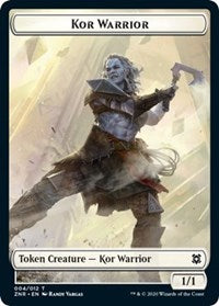 Kor Warrior // Plant Double-sided Token [Zendikar Rising Tokens] | Nerdhalla Games