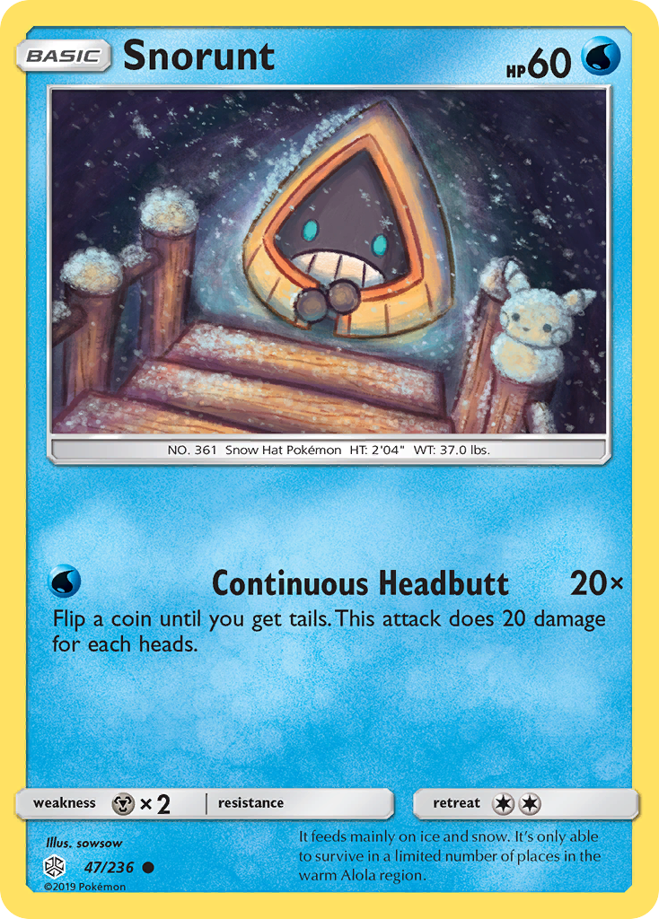 Snorunt (47/236) [Sun & Moon: Cosmic Eclipse] | Nerdhalla Games