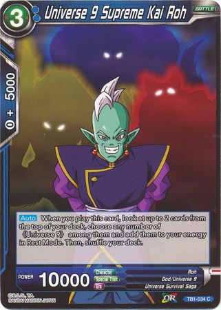 Universe 9 Supreme Kai Roh [TB1-034] | Nerdhalla Games