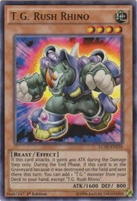 T.G. Rush Rhino [LC5D-EN210] Ultra Rare | Nerdhalla Games