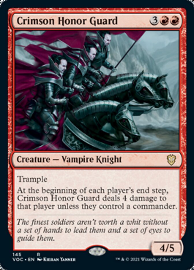 Crimson Honor Guard [Innistrad: Crimson Vow Commander] | Nerdhalla Games