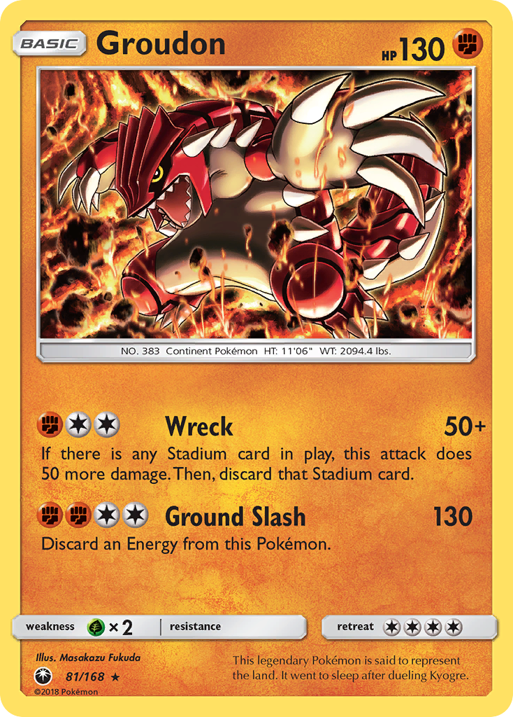 Groudon (81/168) [Sun & Moon: Celestial Storm] | Nerdhalla Games