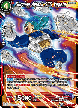 Surprise Attack SSB Vegeta (Starter Deck - Pride of the Saiyans) (SD15-05) [Cross Spirits] | Nerdhalla Games