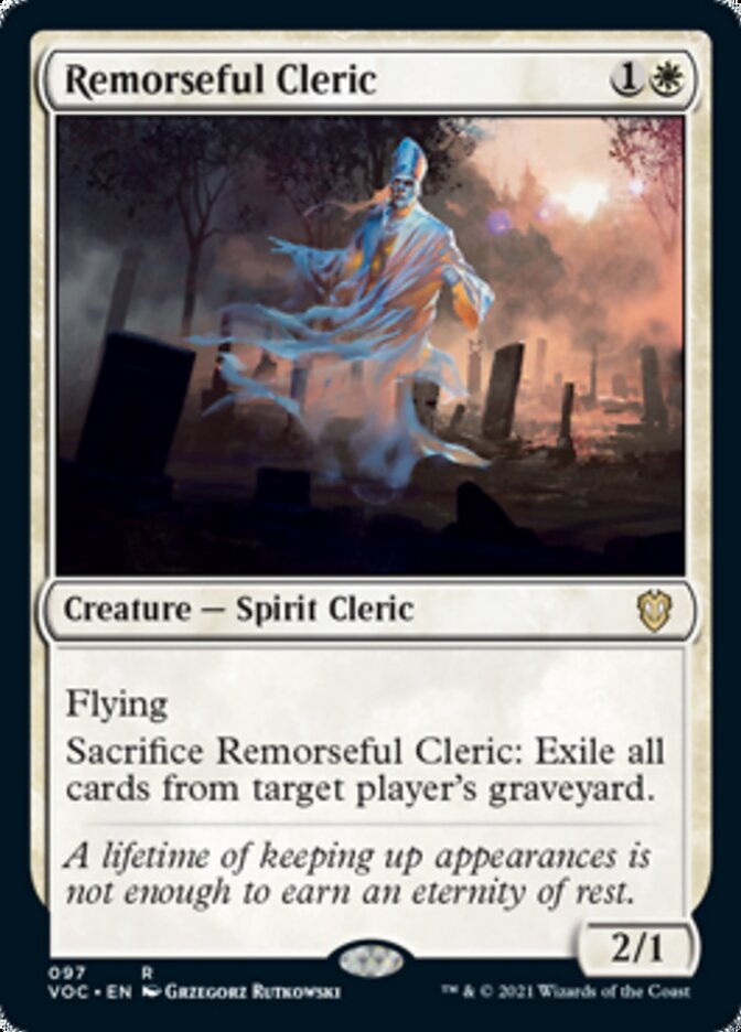 Remorseful Cleric [Innistrad: Crimson Vow Commander] | Nerdhalla Games