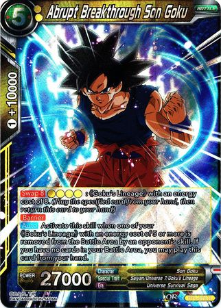 Abrupt Breakthrough Son Goku [BT4-076] | Nerdhalla Games