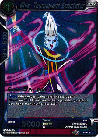 Whis, Tournament Spectator [BT9-033] | Nerdhalla Games