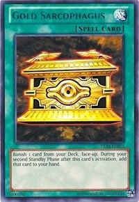 Gold Sarcophagus (Blue) [DL18-EN011] Rare | Nerdhalla Games