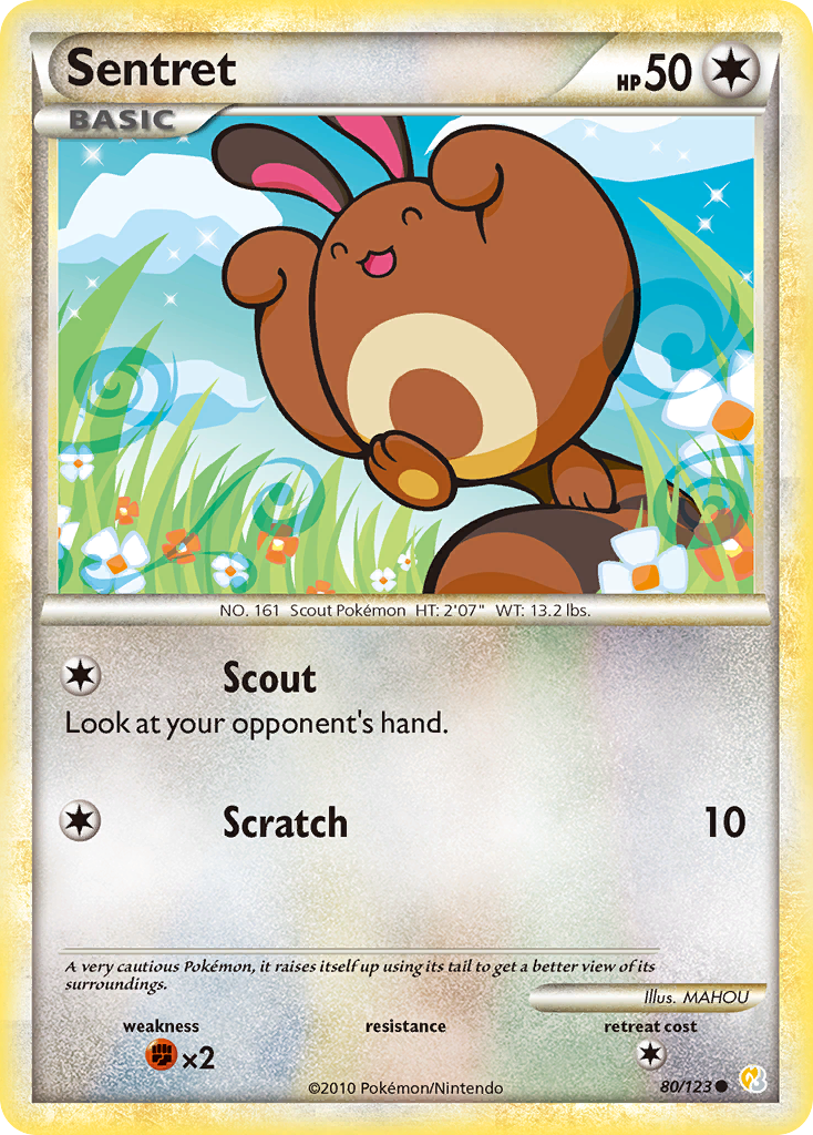 Sentret (80/123) [HeartGold & SoulSilver: Base Set] | Nerdhalla Games