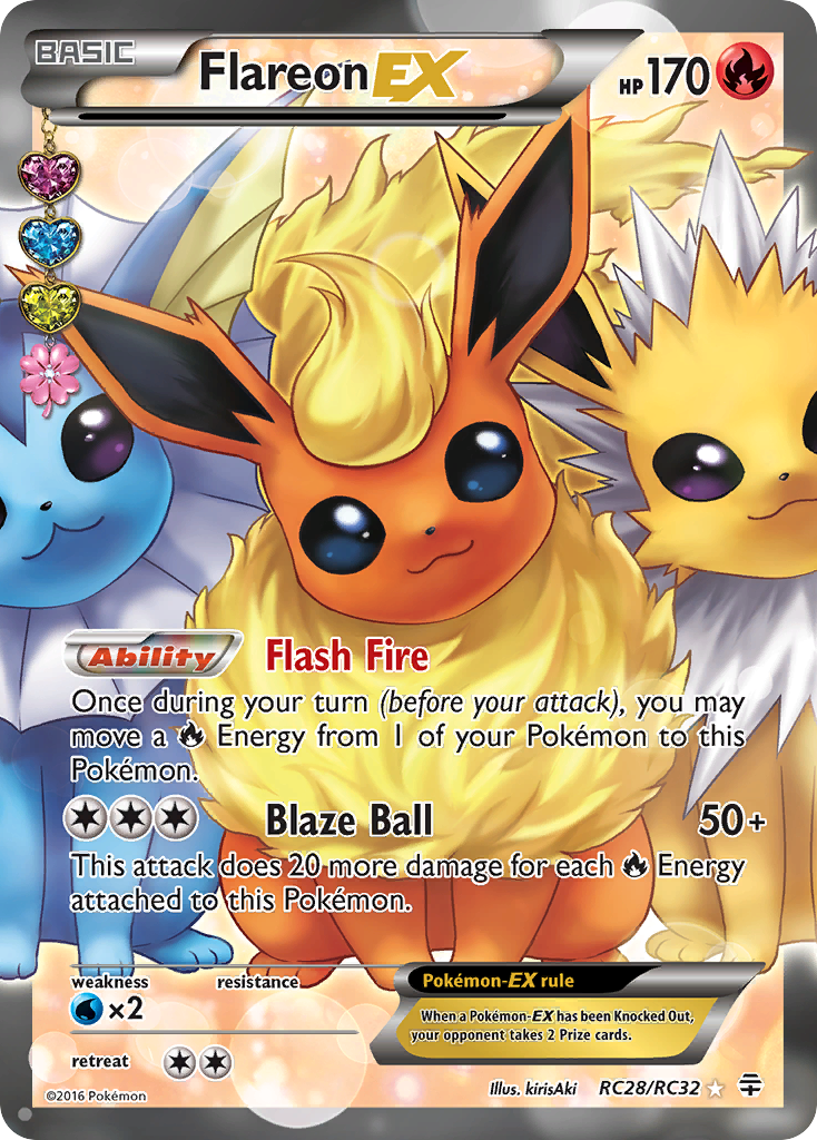 Flareon EX (RC28/RC32) [XY: Generations] | Nerdhalla Games