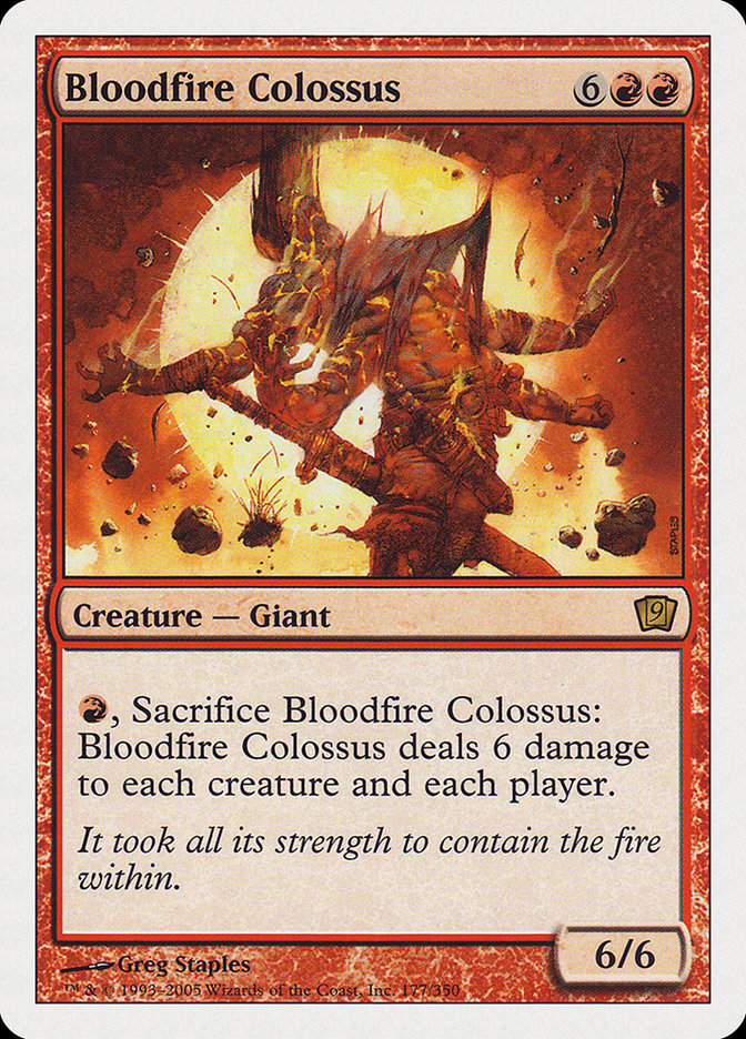 Bloodfire Colossus [Ninth Edition] | Nerdhalla Games