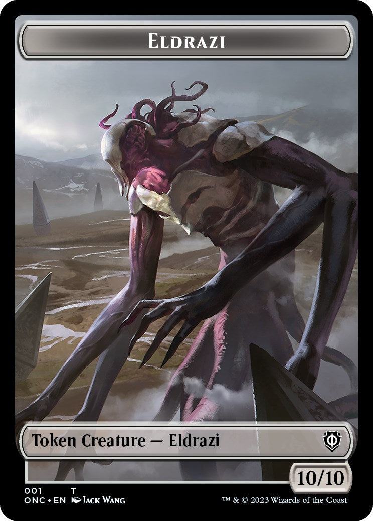 Soldier (017) // Eldrazi Double-Sided Token [Phyrexia: All Will Be One Commander Tokens] | Nerdhalla Games