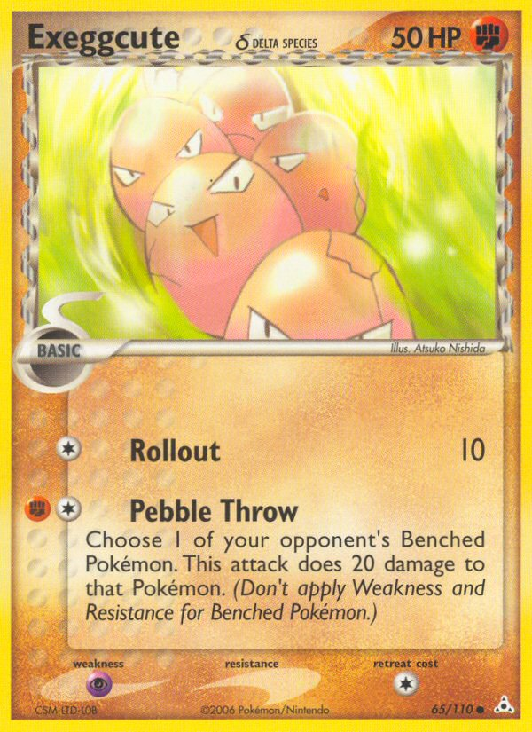 Exeggcute (65/110) (Delta Species) [EX: Holon Phantoms] | Nerdhalla Games