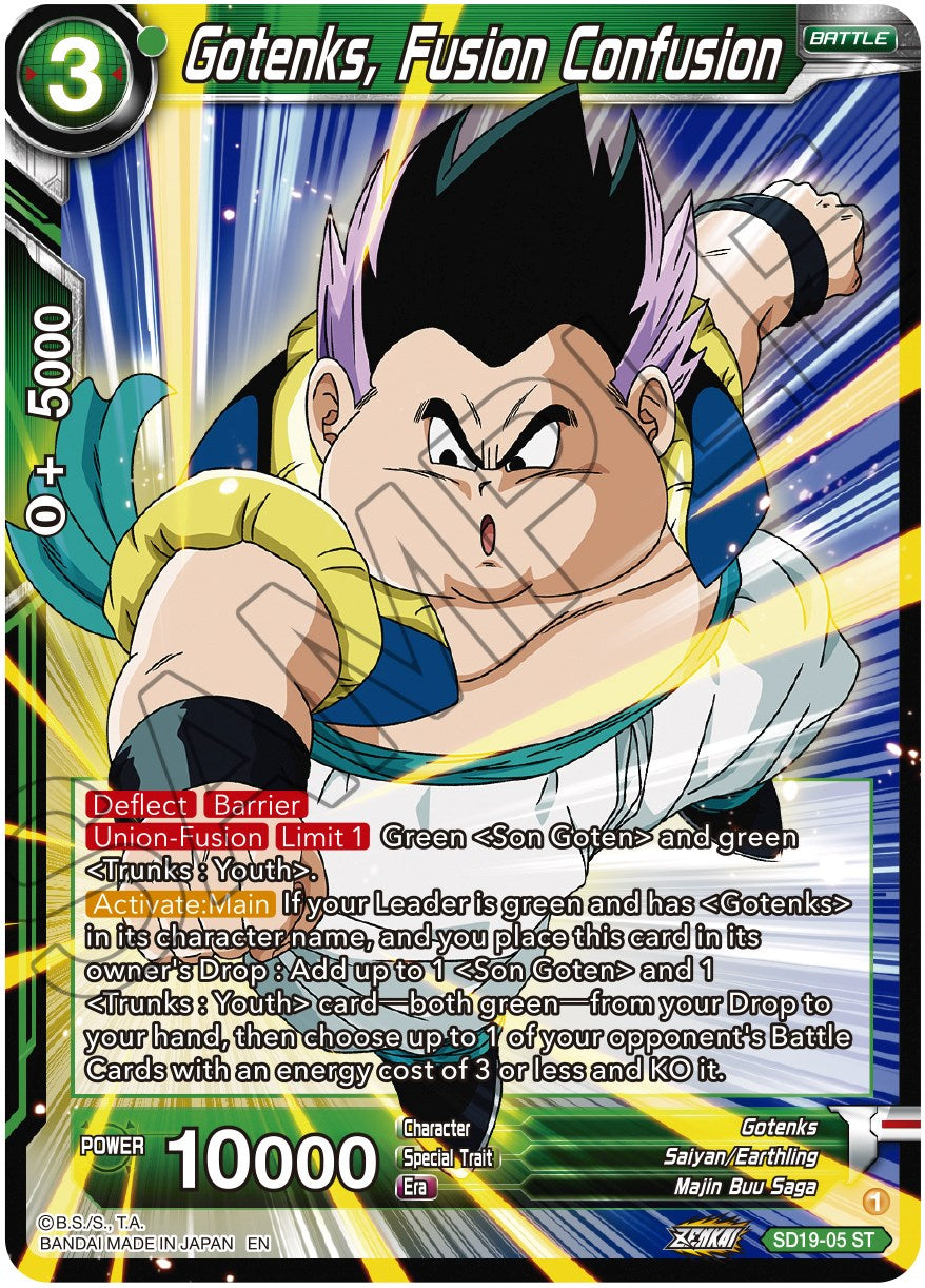 Gotenks, Fusion Confusion (SD19-05) [Dawn of the Z-Legends] | Nerdhalla Games