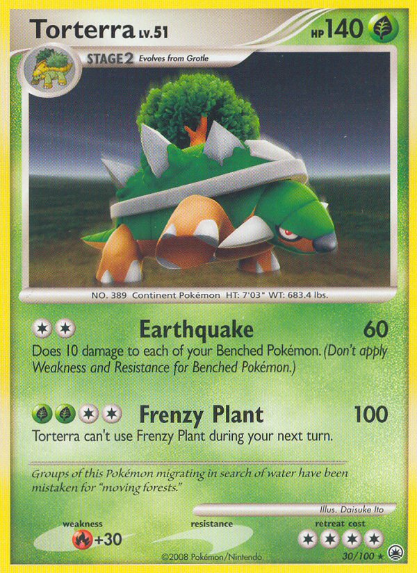 Torterra (30/100) [Diamond & Pearl: Majestic Dawn] | Nerdhalla Games