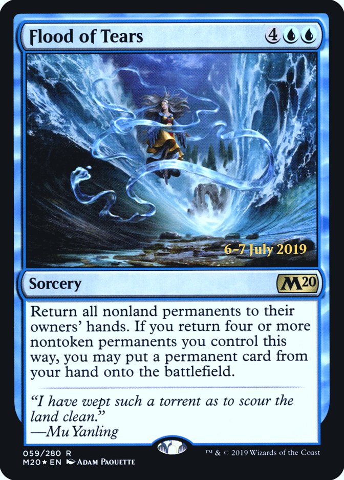 Flood of Tears  [Core Set 2020 Prerelease Promos] | Nerdhalla Games