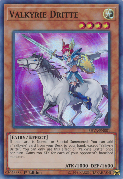 Valkyrie Dritte [SHVA-EN001] Super Rare | Nerdhalla Games