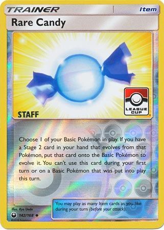 Rare Candy (142/168) (League Promo Staff) [Sun & Moon: Celestial Storm] | Nerdhalla Games