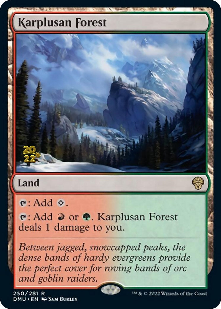 Karplusan Forest [Dominaria United Prerelease Promos] | Nerdhalla Games