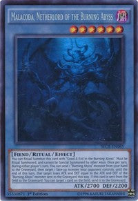 Malacoda, Netherlord of the Burning Abyss [SECE-EN085] Ghost Rare | Nerdhalla Games