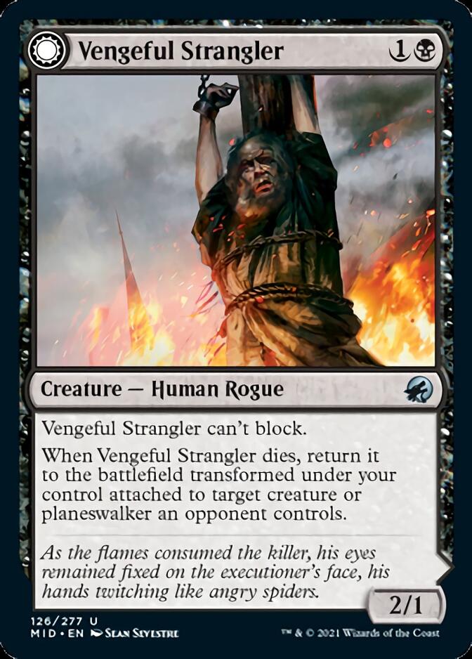 Vengeful Strangler // Strangling Grasp [Innistrad: Midnight Hunt] | Nerdhalla Games