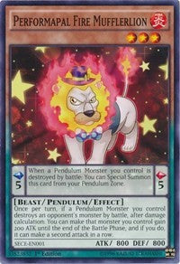 Performapal Fire Mufflerlion [SECE-EN001] Common | Nerdhalla Games