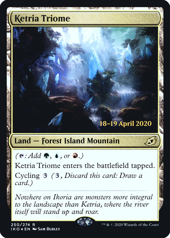 Ketria Triome  [Ikoria: Lair of Behemoths Prerelease Promos] | Nerdhalla Games