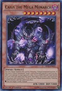 Caius the Mega Monarch [SECE-EN035] Ultra Rare | Nerdhalla Games