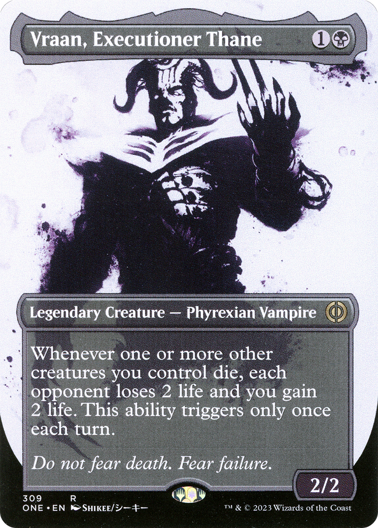 Vraan, Executioner Thane (Borderless Ichor) [Phyrexia: All Will Be One] | Nerdhalla Games