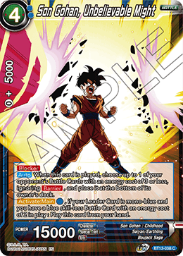 Son Gohan, Unbelievable Might (Common) [BT13-038] | Nerdhalla Games