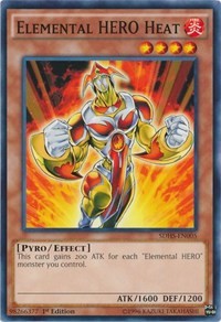 Elemental HERO Heat [SDHS-EN005] Common | Nerdhalla Games