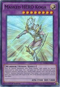 Masked HERO Koga [SDHS-EN042] Super Rare | Nerdhalla Games