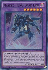 Masked HERO Dark Law [SDHS-EN044] Super Rare | Nerdhalla Games