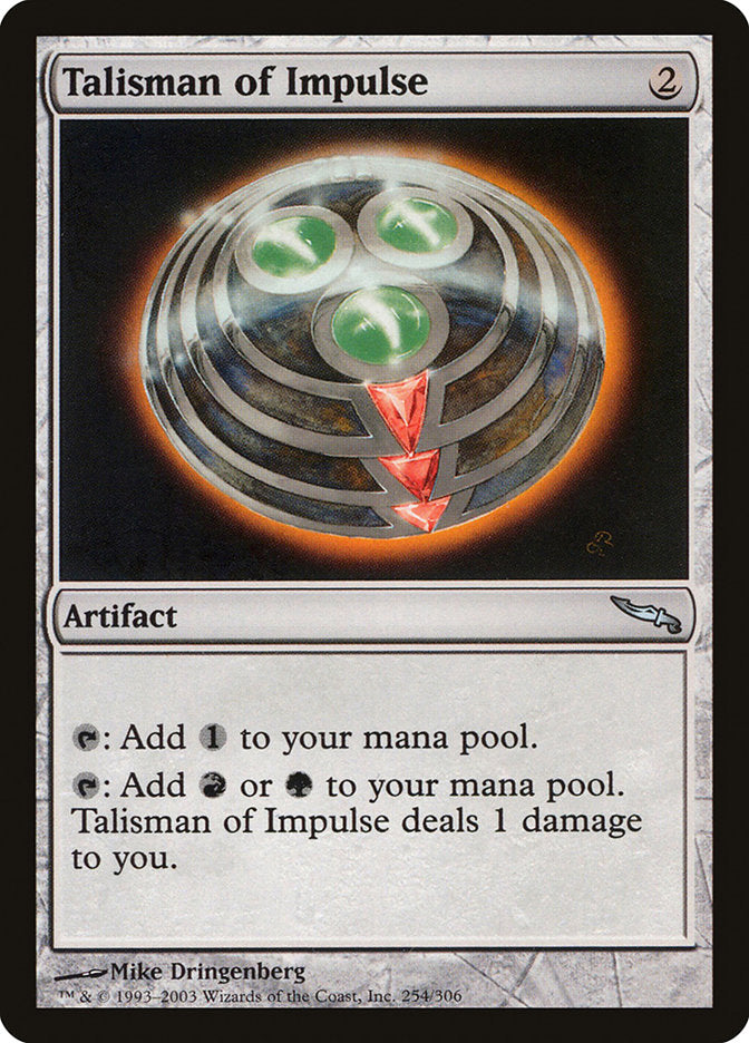 Talisman of Impulse [Mirrodin] | Nerdhalla Games