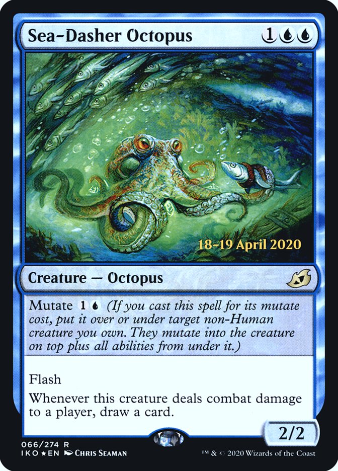 Sea-Dasher Octopus  [Ikoria: Lair of Behemoths Prerelease Promos] | Nerdhalla Games