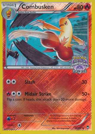 Combusken (13/111) (Championship Promo) [XY: Furious Fists] | Nerdhalla Games