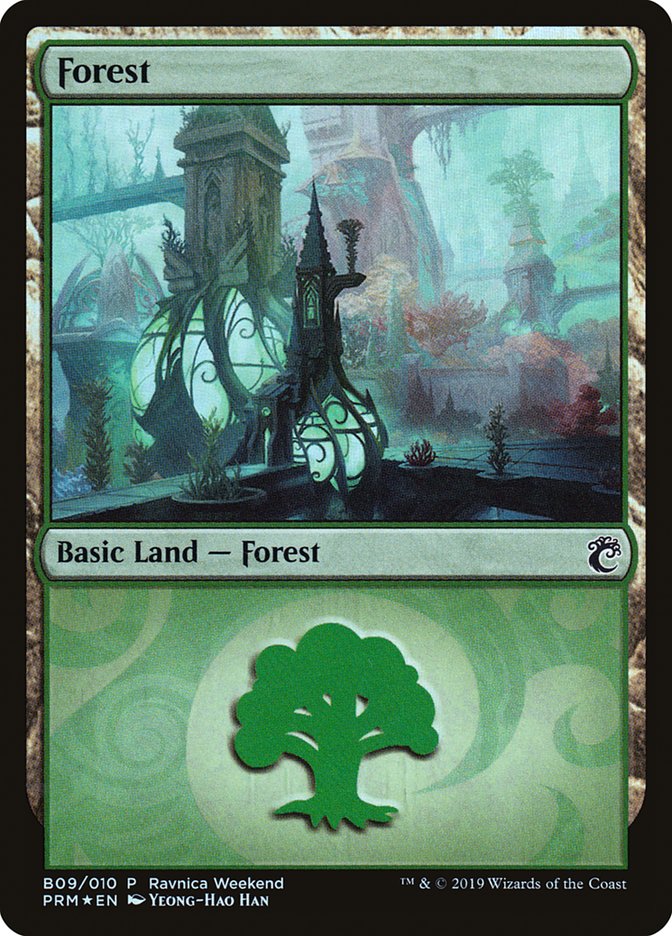 Forest (B09) [Ravnica Allegiance Guild Kit] | Nerdhalla Games