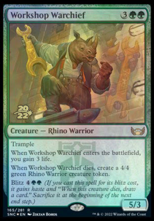 Workshop Warchief [Streets of New Capenna Prerelease Promos] | Nerdhalla Games