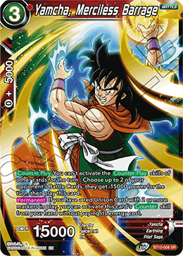 Yamcha, Merciless Barrage (BT10-008) [Cross Spirits] | Nerdhalla Games